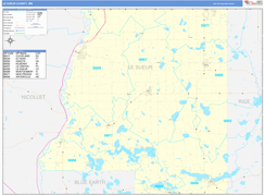 Le Sueur County, MN Digital Map Basic Style